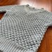 peserico light blue knit v neck long sleeve sweater sequin embellished cotton