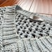 peserico light blue knit v neck long sleeve sweater sequin embellished cotton
