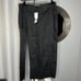 NWT Zara Woman Bloggers Fav Fringe Fringed 100% Linen Black Skirt Size XS