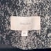 Vintage SALSA Black & Gray Knit Snakeskin Print Blazer Sweater Jacket Cardigan M