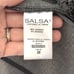 Vintage SALSA Black & Gray Knit Snakeskin Print Blazer Sweater Jacket Cardigan M