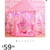 Princess tent/playhouse for girls