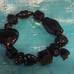 The Sparkle Factory Book & 2 Tarina Tarantino Black Heart Stretch Bracelets