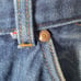 Vintage Levis 80's Warm Red Fleece Lined Orange Tab Jeans Mens Size 36x30