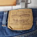 Vintage Levis 80's Warm Red Fleece Lined Orange Tab Jeans Mens Size 36x30