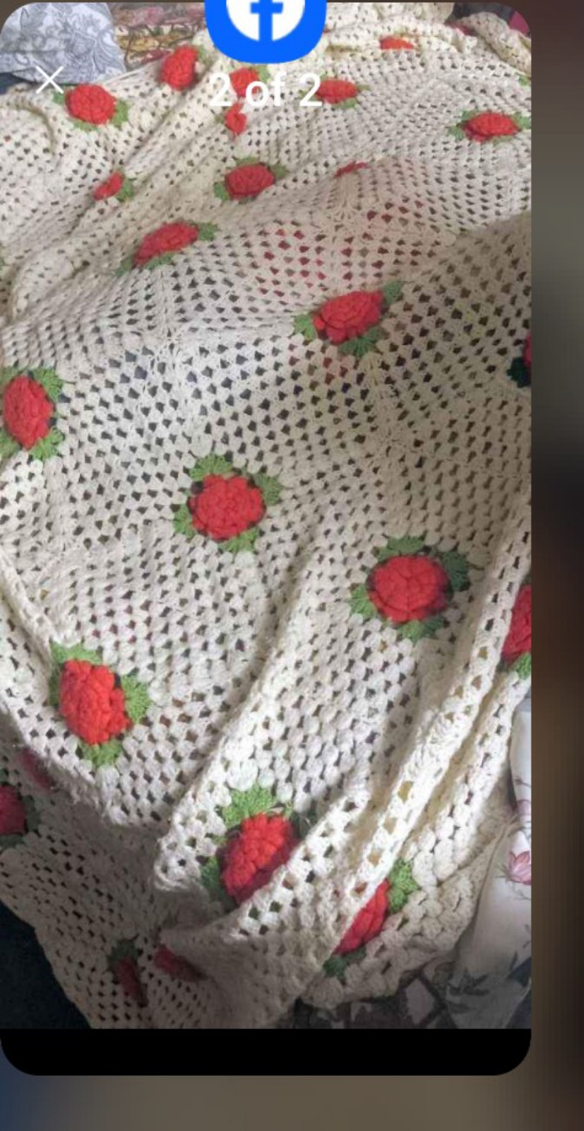 Homemade Crocket quilt