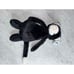 Jellycat Medium Bashful Black and White Kitten Plush, NWT. Size 12in.