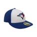 New Era Men 59Fifty MLB Toronto Blue Jays Low Profile White/Blue Fitted Hat