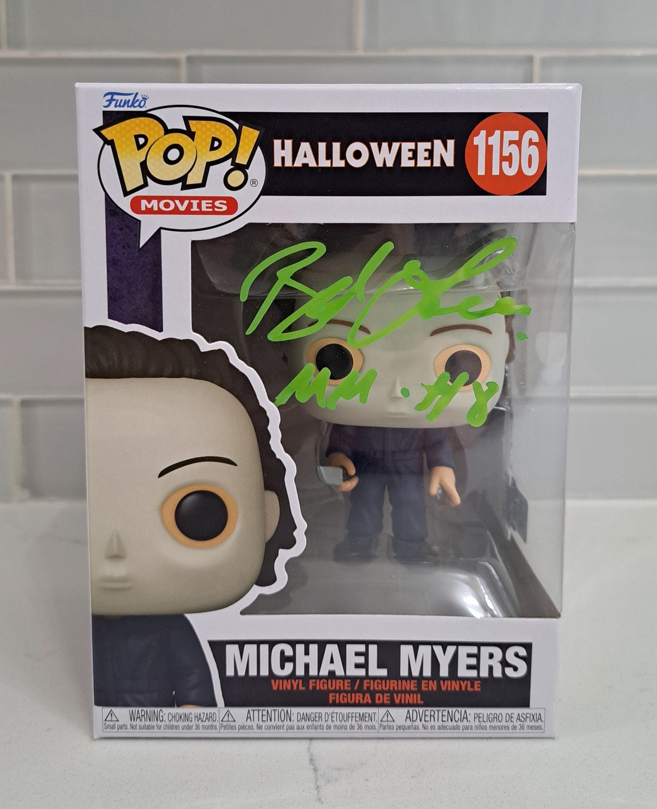 *BRAD LOREE* Signed/Inscribed Funko Pop! Michael Myers Halloween 8 OC COA JSA