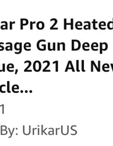 massage gun