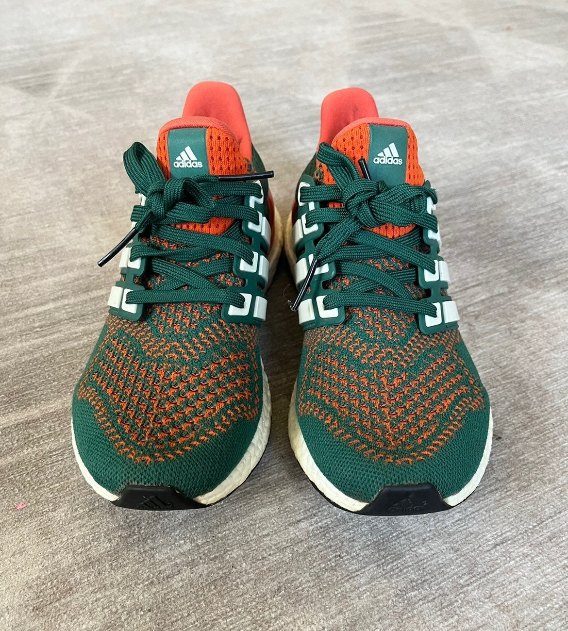 Adidas Ultra Boost 1.0 PE Miami Hurricanes Green Orange Men’s Size 6.5