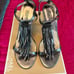 Michael Kors “vienna” fringe metallic sandals