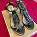 Michael Kors “vienna” fringe metallic sandals