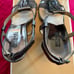 Michael Kors “vienna” fringe metallic sandals