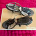 Michael Kors “vienna” fringe metallic sandals