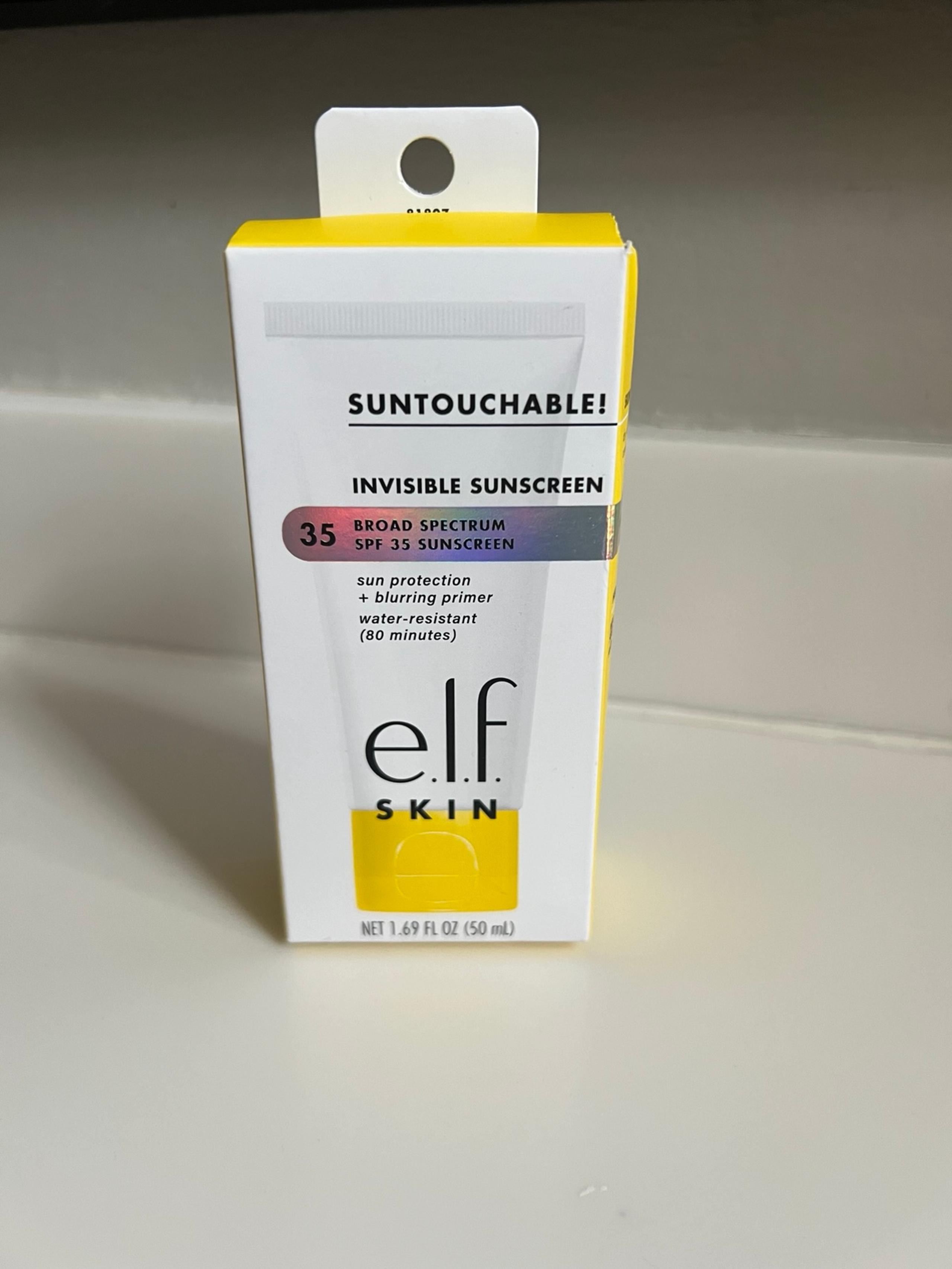 Elf Skin Invisible Sunscreen SPF 35 - e.l.f. Cosmetics