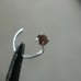 2.0mm 100% REAL NATURAL RED DIAMOND NOSE SCREW, w/CERTIFICATE OF AUTHENTICITY