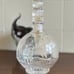 Antique Etched Grapes & Vine Engraved Crystal Glass Decanter New Mikasa Stopper