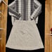 Vintage 80s Givenchy En Plus matching blazer and skirt checkered set