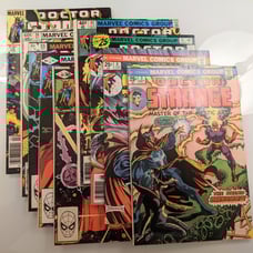 Marvel Comics, Doctor Strangle 9 Issue BUNDLE, 1974