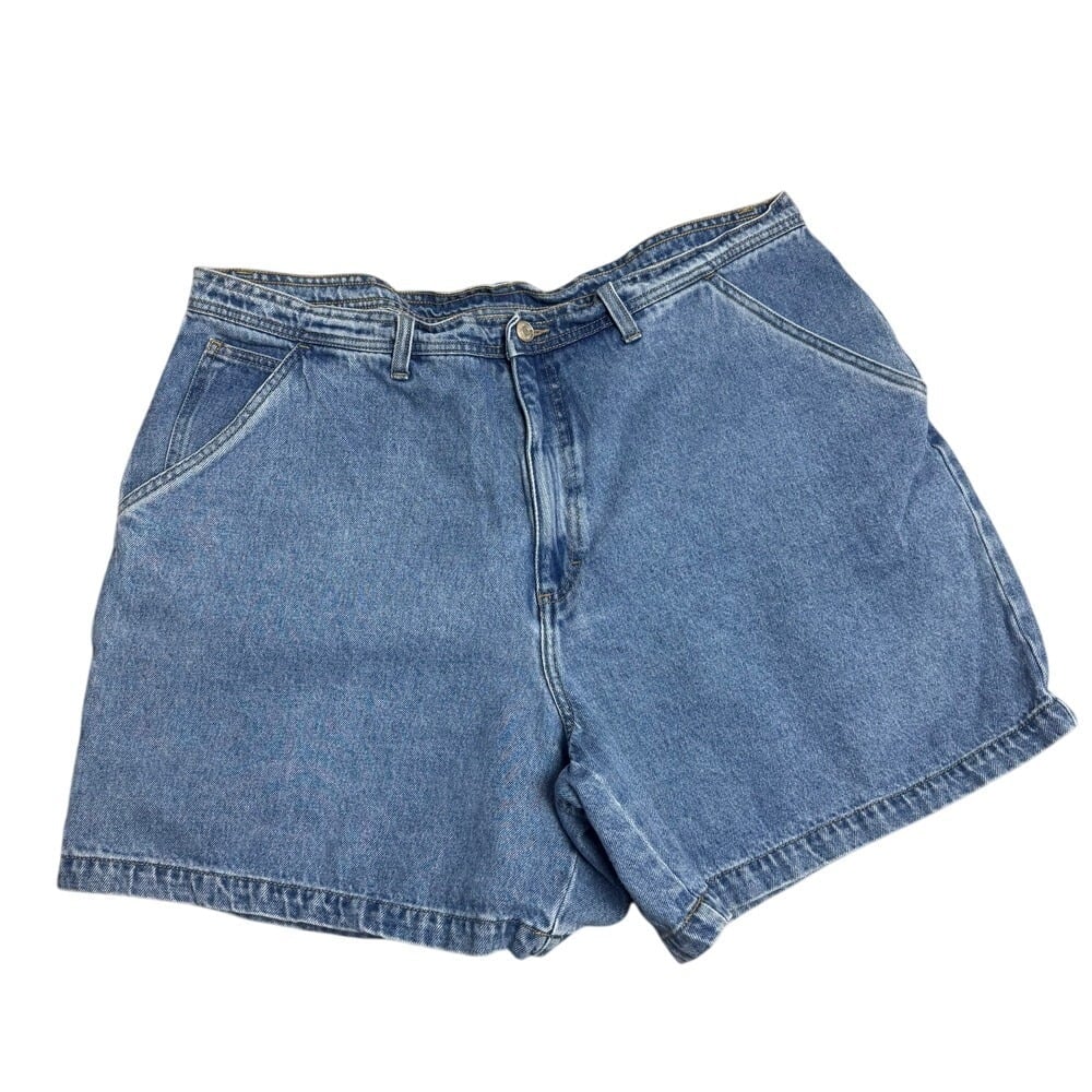 Cherokee Woman Denim Shorts High Waist Carpenter Style Size 22W