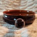 Italian Vintage Vulcania Clay Terracotta 9.75 Glazed Skillet