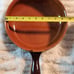 Italian Vintage Vulcania Clay Terracotta 9.75 Glazed Skillet