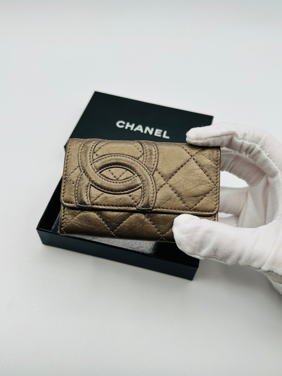 Chanel Quilted Card Holder Wallet