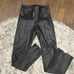 Commando split hem leather pant