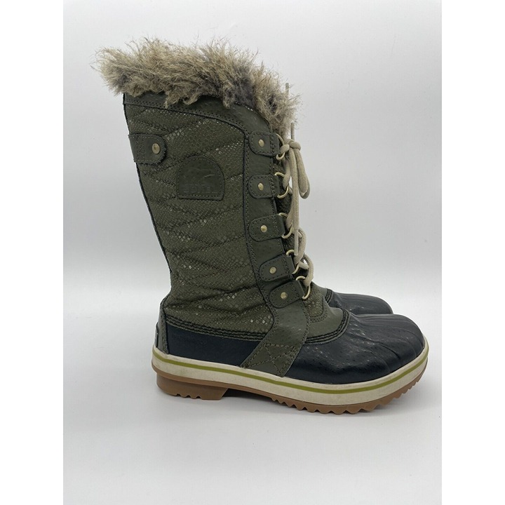Sorel Tofino II Waterproof Winter Boots in Green - Size 4 Warm Casual Outdoors