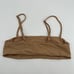 Frankie's Bikinis Scarlett Bikini Top Nude brown adjustable made in USA medium
