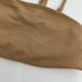 Frankie's Bikinis Scarlett Bikini Top Nude brown adjustable made in USA medium