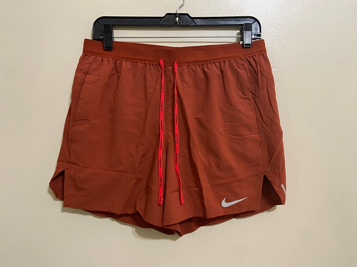 Nike Flex Stride 5'' Rugged Orange Mens Running Shorts CJ5453-832 Size M NEW