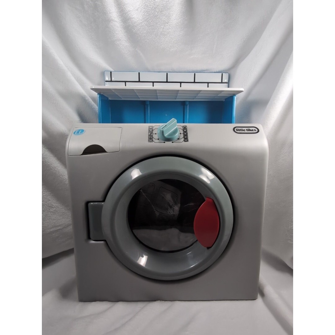 Little Tikes Toy Washing Machine. Makes Sounds And Spins. **Tested Works**