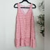 The Nines by Hatch Womens Maternity Dress Size L Pink Floral Sleeveless Sundress