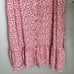 The Nines by Hatch Womens Maternity Dress Size L Pink Floral Sleeveless Sundress