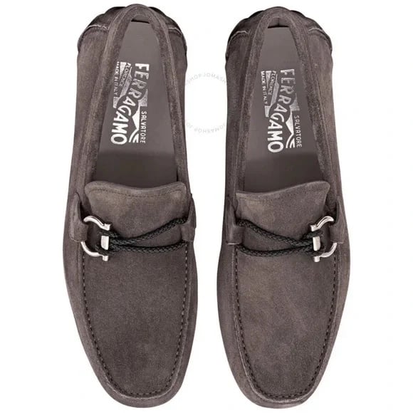 Salvatore Ferragamo Gancini Front 4 Driving Shoe Men’s US Size 8