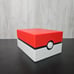 XL Top Loader Pokemon Card Storage Box with Removable Lid and Dual Row Storage