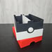 XL Top Loader Pokemon Card Storage Box with Removable Lid and Dual Row Storage