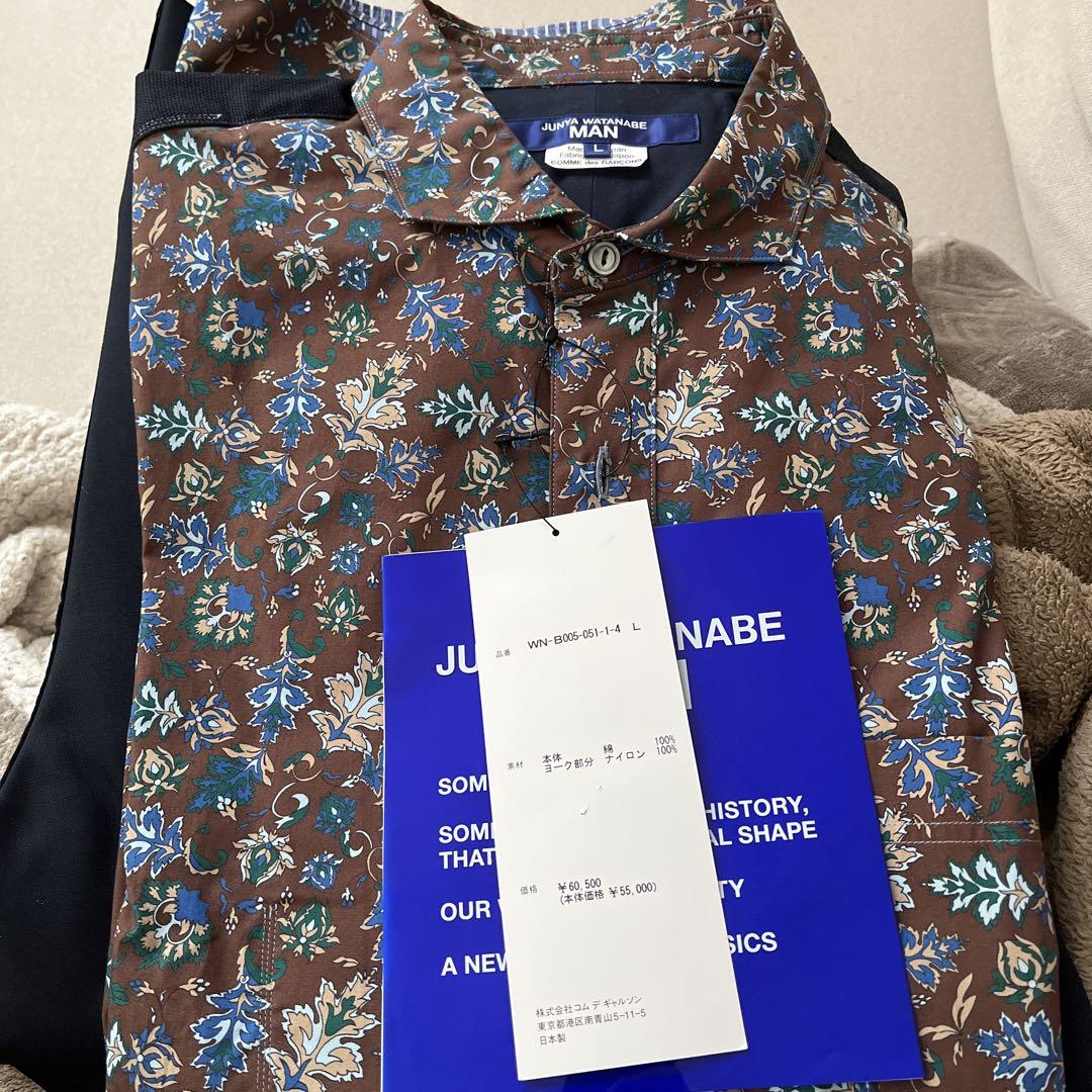 JUNYA WATANABE Floral Long Sleeve Shirt L
