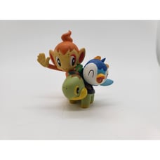 Chimchar Turtwig Piplup Pokemon Figure 2006 NINTENDO JAPAN Kaiyodo