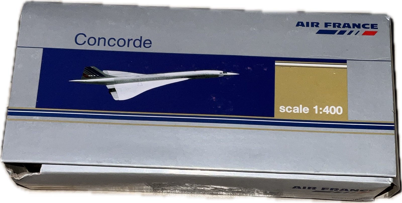 1/400 Concorde Diecast Air France 1976-2003 Aircraft Plane Model New Damaged Box
