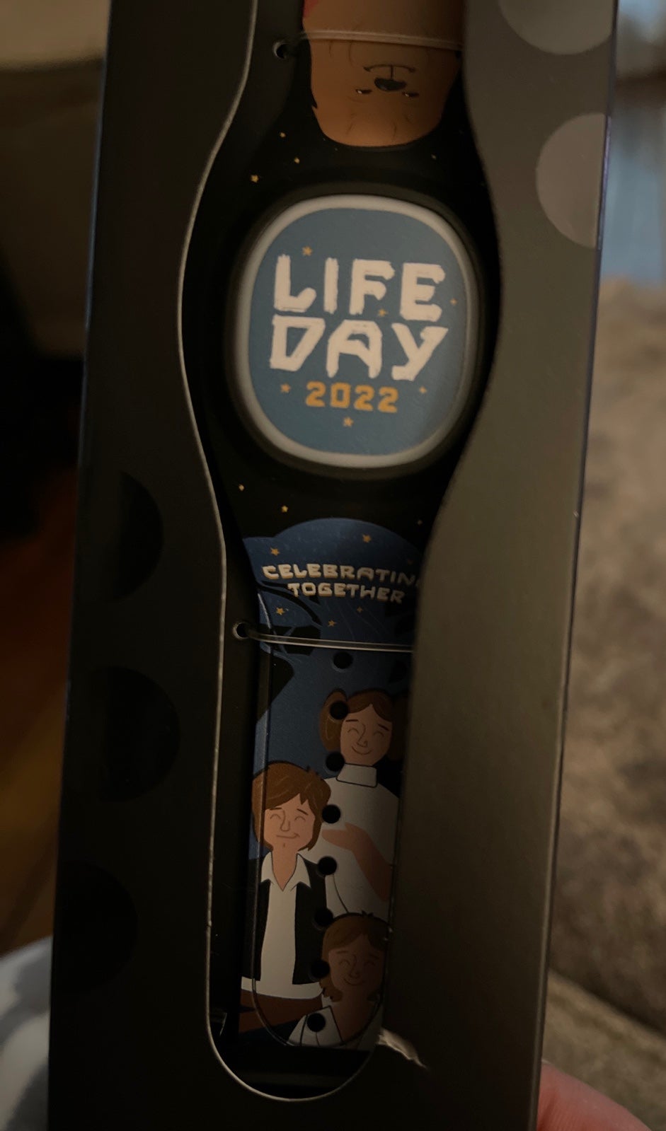 2022 Disney Parks MagicBand+ MagicBand Plus New Star Wars Chewbacca Life Day