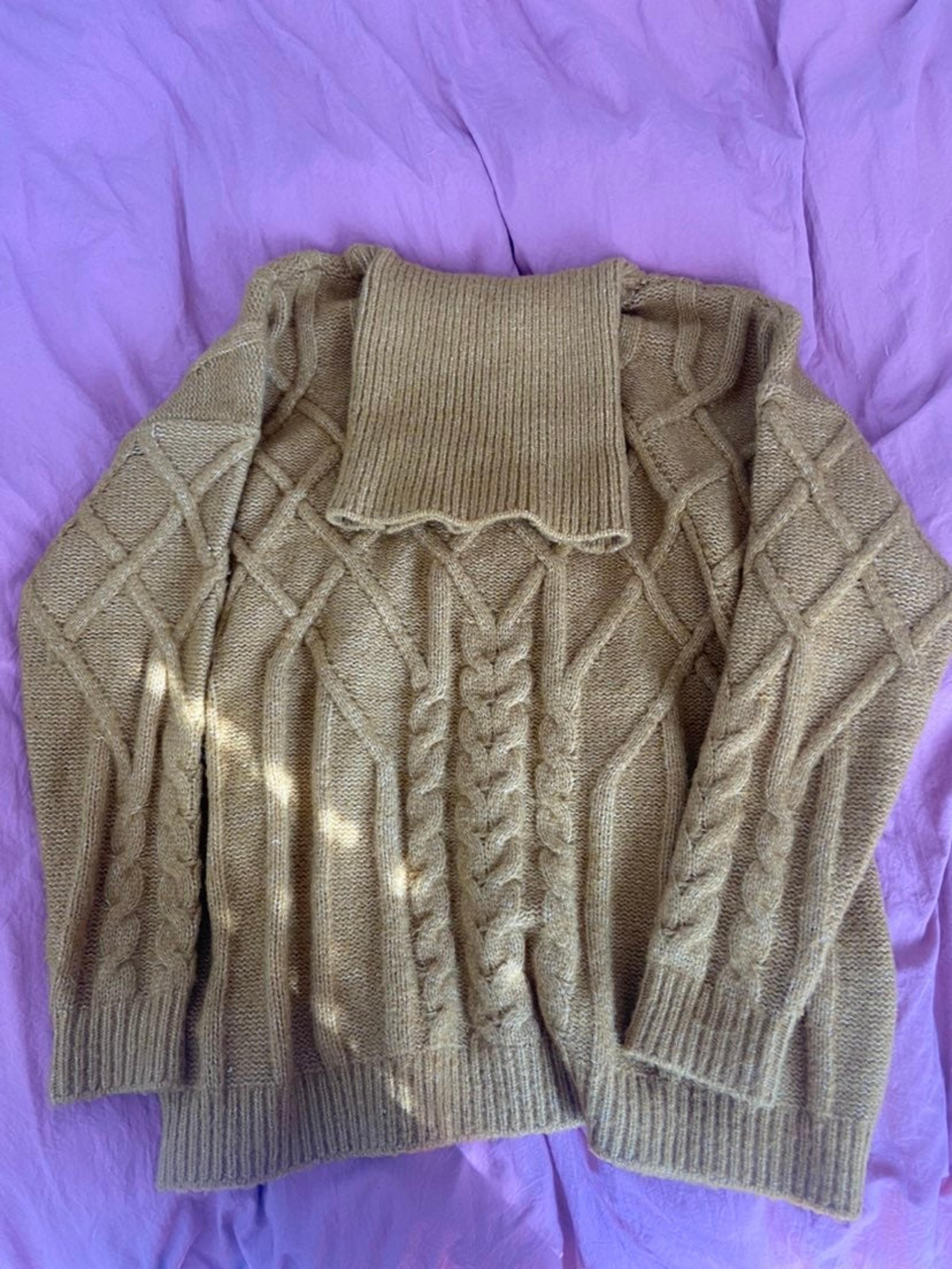 Super chunky turtleneck sweater