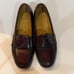 Cole Haan Penny Loafers Burgundy Leather Slip Ons 9.5