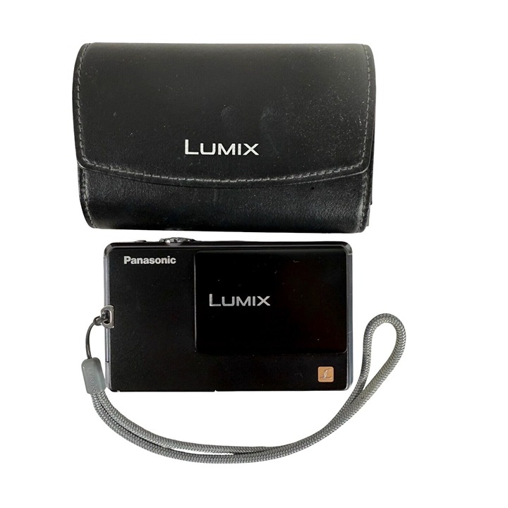 Panasonic Lumix DMC-FP3 14MP Digital Camera Black With Battery & Case Tested