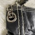 Large bebe hobo Moto Chain Biker heavy