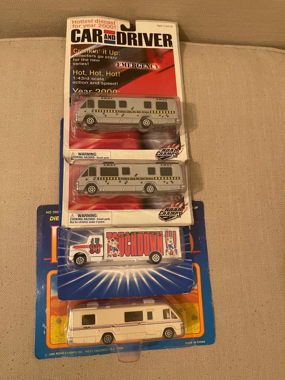 4 car Winnebago Road Champs Deluxe-Road Champs Football-Road Champs