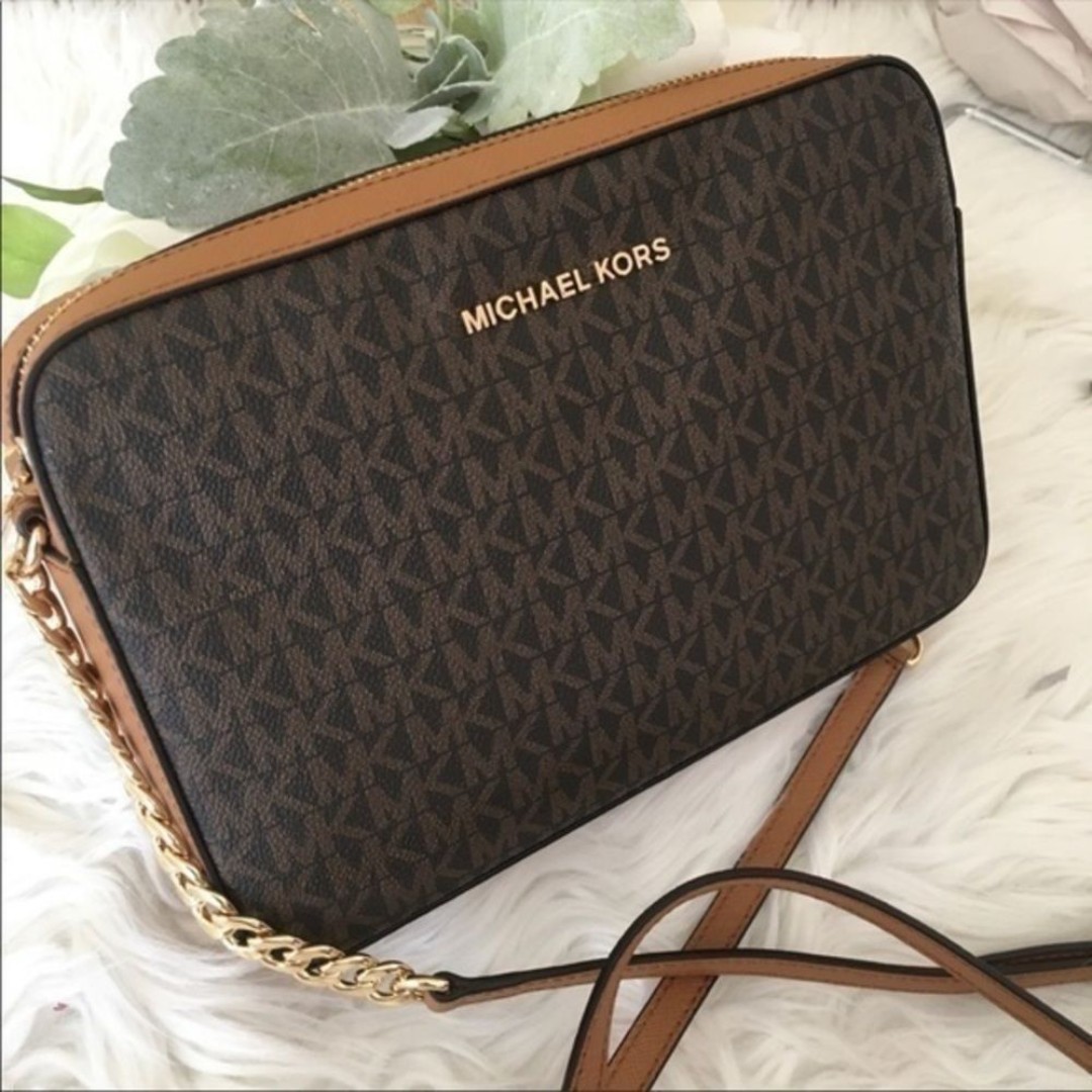 New Michael Kors jet set Large travel EW crossbody bag