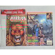 WWF Magazine The Ultimate Warrior Return W/ Bonus Comic Vtg. July 1996 Pre-owned